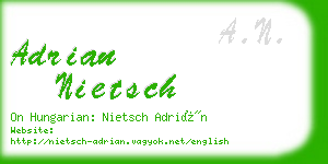 adrian nietsch business card